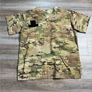 Shamron Mills Army OCP Scrub Top